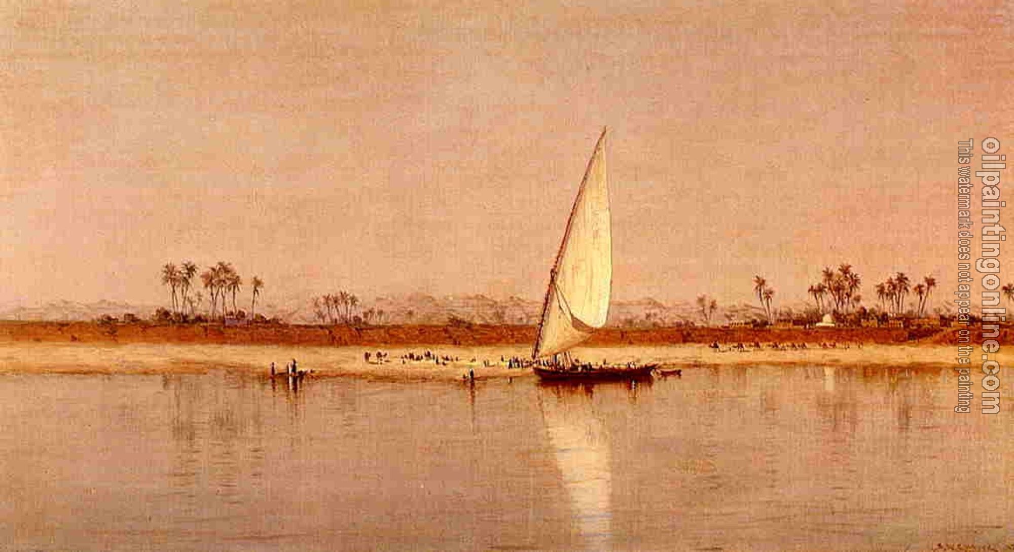 Gifford, Sanford Robinson - On the Nile